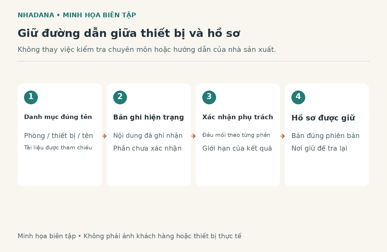 Sơ đồ bi&ecirc;n tập theo d&otilde;i hạng mục chờ, t&agrave;i liệu x&aacute;c nhận v&agrave; chuyển hồ sơ cho người quản l&yacute; nh&agrave;